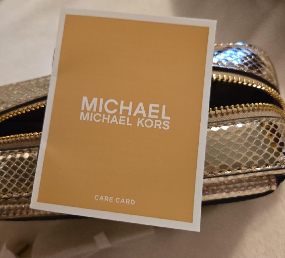 Michael Kors Gold Crossbody Camera Bag - Picture 4 of 5
